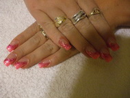 Zselés műköröm díszítés